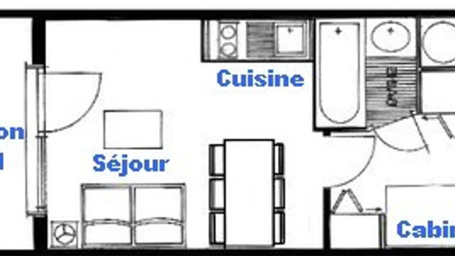 아파트 Studio Cabine 4 Pers, Plein Sud, Les Saisies - Fr-1-293-146